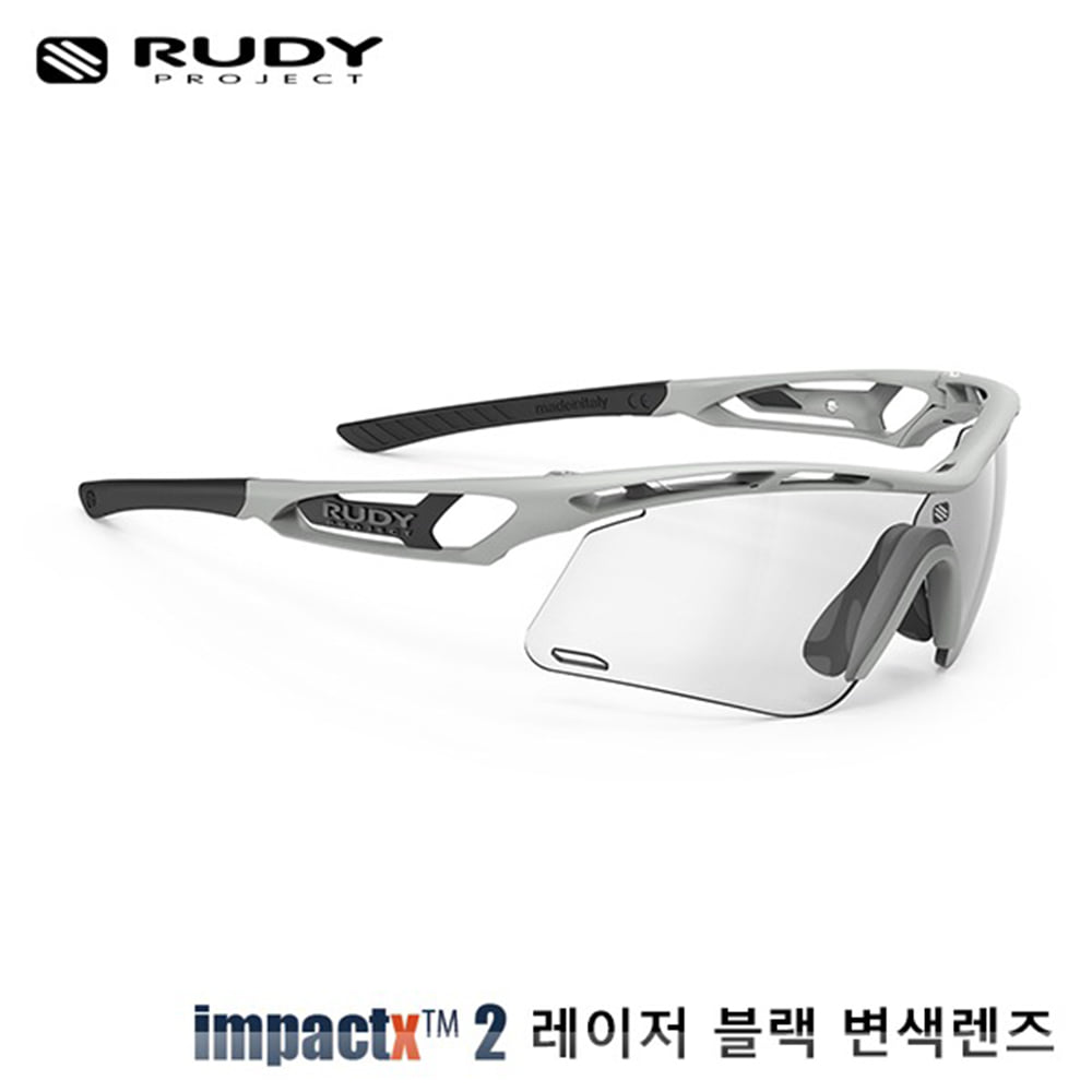 루디프로젝트 RUDY PROJECT/트랠릭스+슬림 라이트 그레이 매트 / 임팩트X 포토크로믹 2 레이저 블랙/TRALYX+ SLIM
