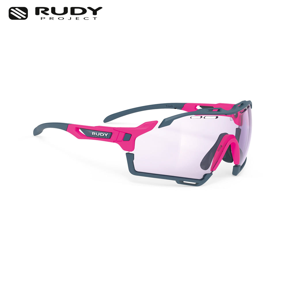 루디프로젝트 RUDY PROJECT/컷라인 핑크 플루오 매트 / 임팩트X2 레이저 퍼플 미러변색/CUTLINE
